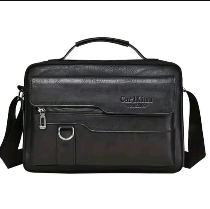 (Black)Premium Artificial Leather Bag 14"/9"/3" ....(Code 312) ঢাকা সিটিতে ৭০, বাইরে ১৩০ টাকা কুরিয়ার চার্জ প্রযোজ্য
