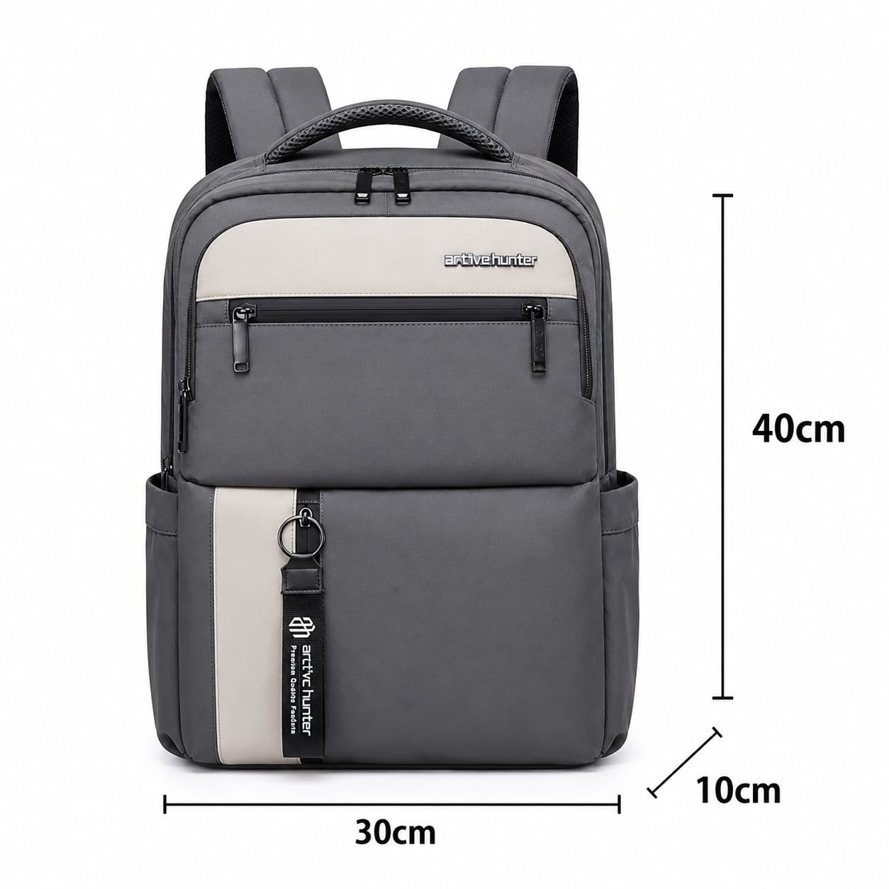 (Ash Colour) ARCTIC HUNTER 15.6 Inch Waterproof Business Laptop And Travel Backpack..ঢাকা সিটিতে ৭০, বাইরে ১৩০ টাকা কুরিয়ার চার্জ প্রযোজ্য