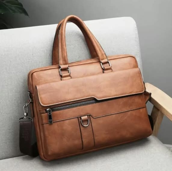 (Brown) Premium Artificial Leather Bag 16"/12"/4" ...(Code 610) ঢাকা সিটিতে ৭০, বাইরে ১৩০ টাকা কুরিয়ার চার্জ প্রযোজ্য